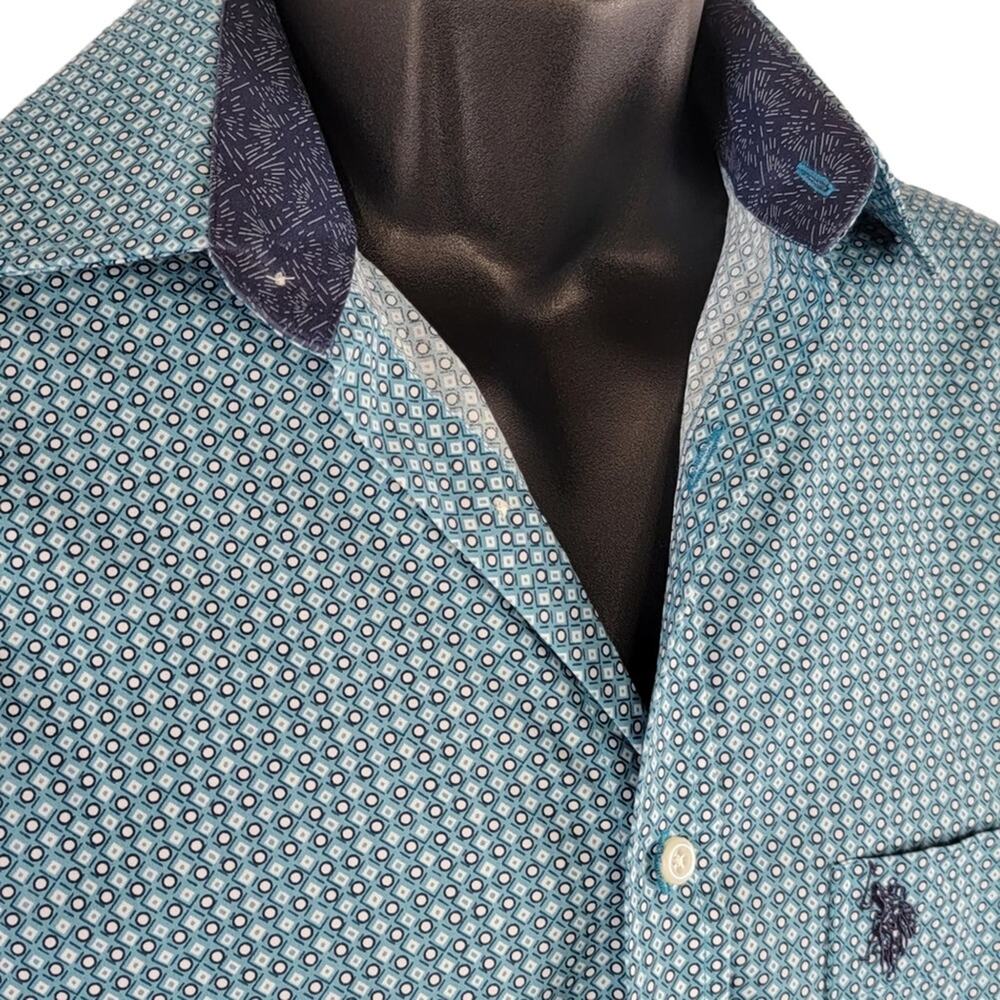US Polo Assn. Long Sleeve Button Down Shirt Slim Fit - Picture 2 of 9